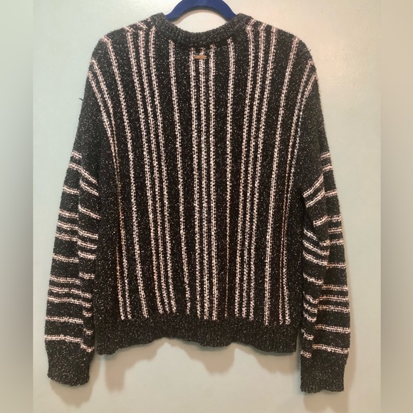 BILLABONG JUNIORS YEAH BOUY LACE-UP SWEATER BLACK LARGE - Picture 3 of 11